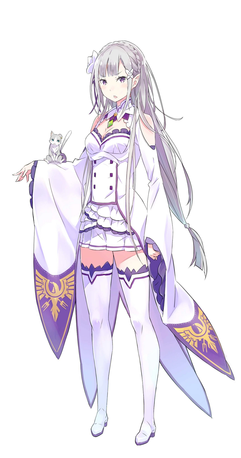 Render de Emilia com fundo transparente